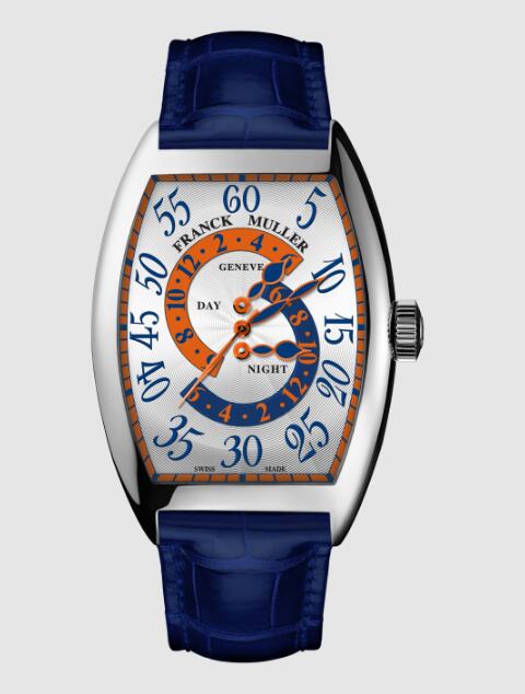 Review Franck Muller Cintree Curvex Double Retrograde Hour 7880 DH R Blue Replica Watch - Click Image to Close